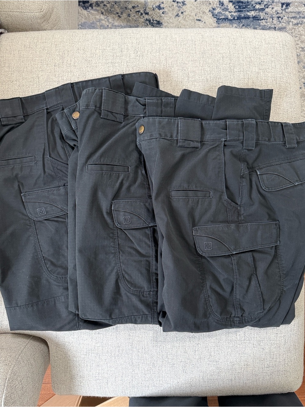 Men's 5.11 Stryke Cargo Pants - Lightweight Utility Style (Black)